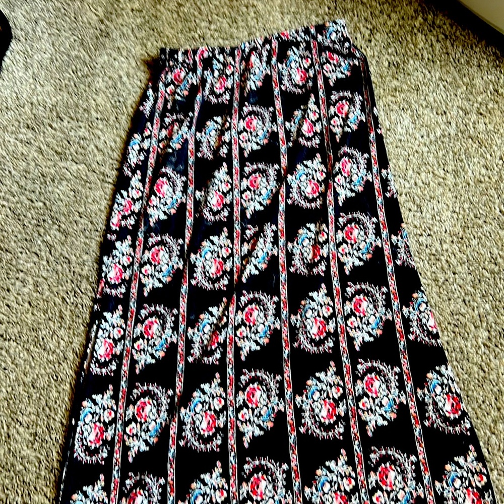 Full length and had slots to the knee on each side